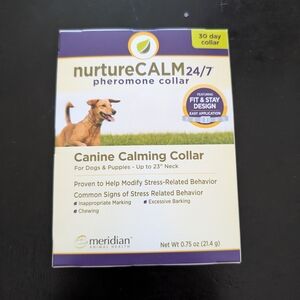 NurtureCALM 24/7 Pheromone Dog Collar - White